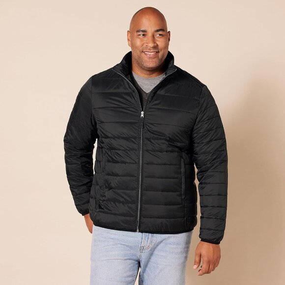 Men's Water-Resistant Puffer Jacket - Lightweight, Packable & Big & Tall Options - Picture 6 of 8